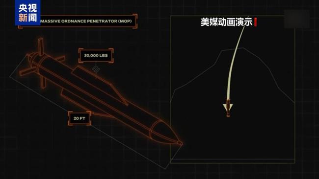 美国袭击伊朗核设施 钻地弹与战斧导弹齐发