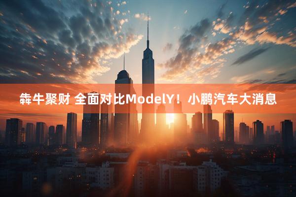 犇牛聚财 全面对比ModelY！小鹏汽车大消息