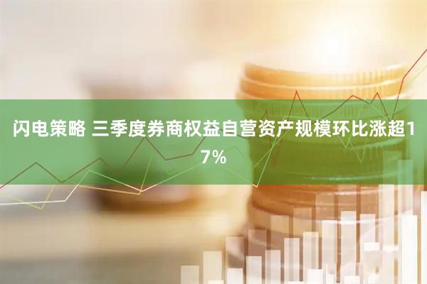 闪电策略 三季度券商权益自营资产规模环比涨超17%